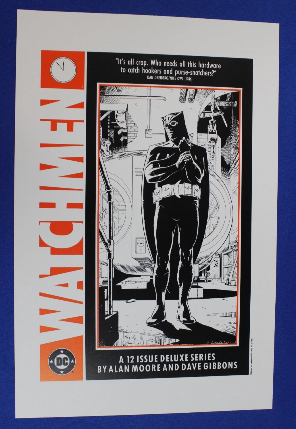 DC 1988 Watchmen Art Portfolio American & French Covers + Promotional Posters