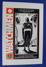 DC 1988 Watchmen Art Portfolio American & French Covers + Promotional Posters
