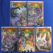 Godzilla vs Mighty Morphin Power Rangers #1-5 Complete Set NM