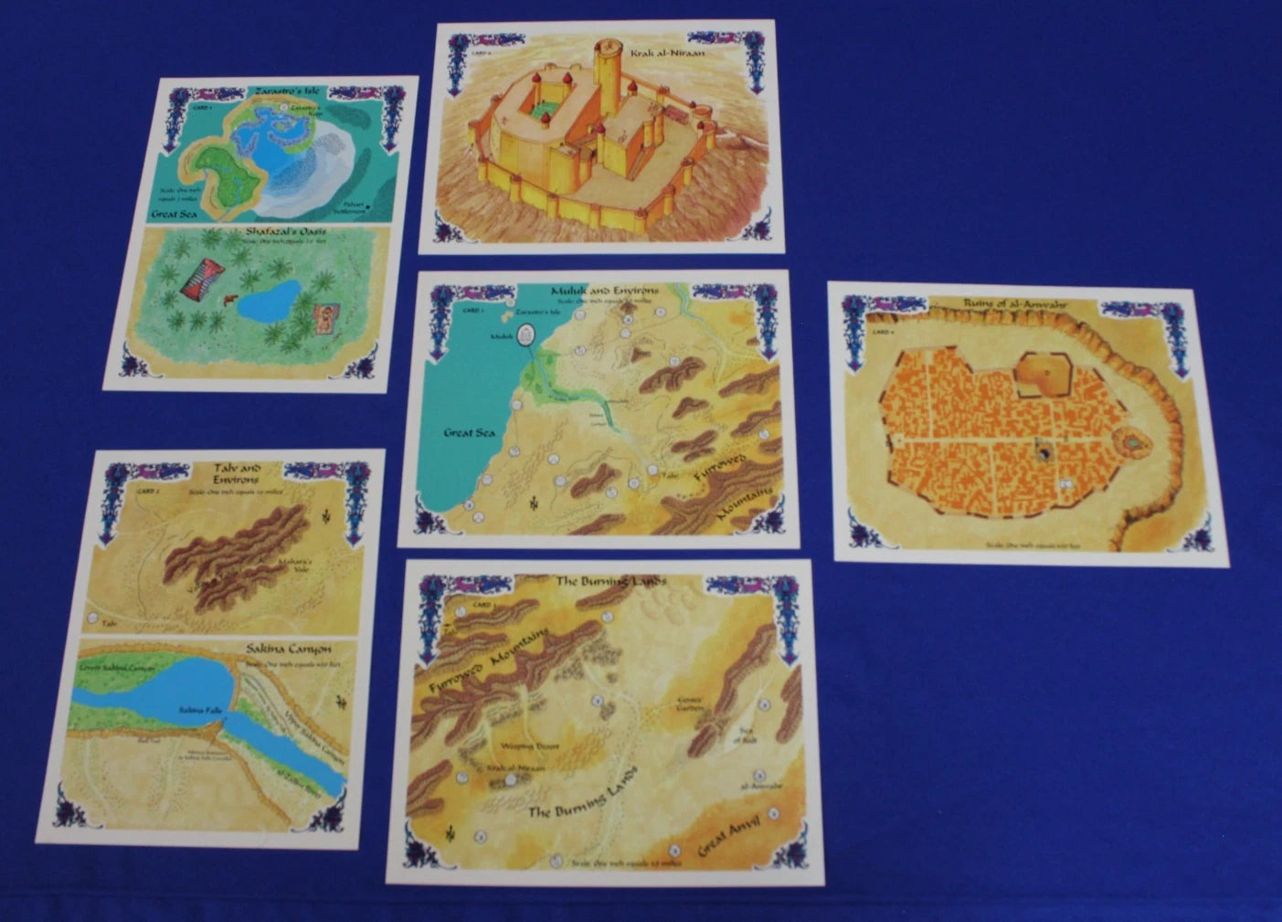 TSR 1993 AD&D Al-Qadim A Dozen and One Adventures Campaign Box Set Complete
