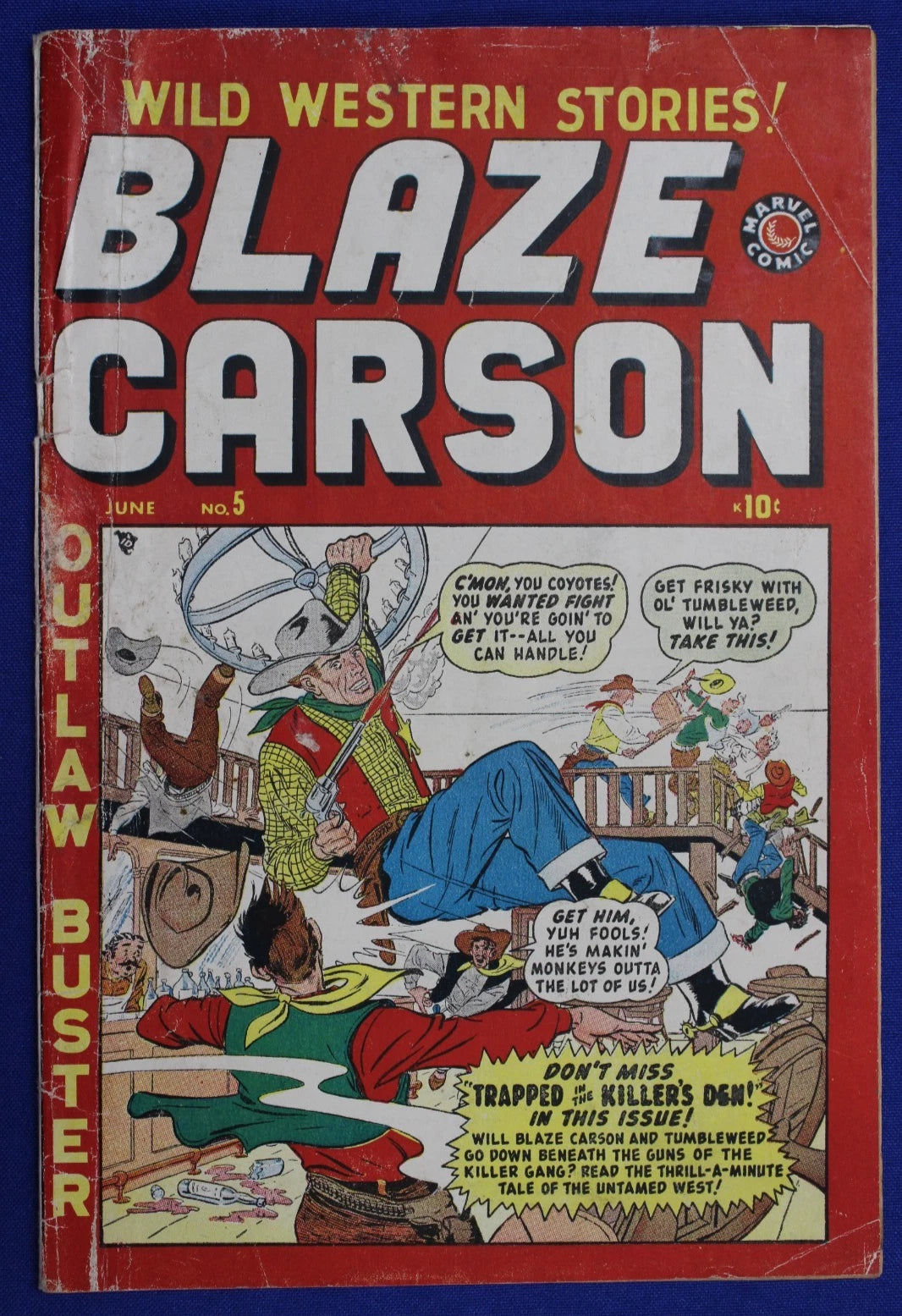 Blaze Carson #5 GD/VG