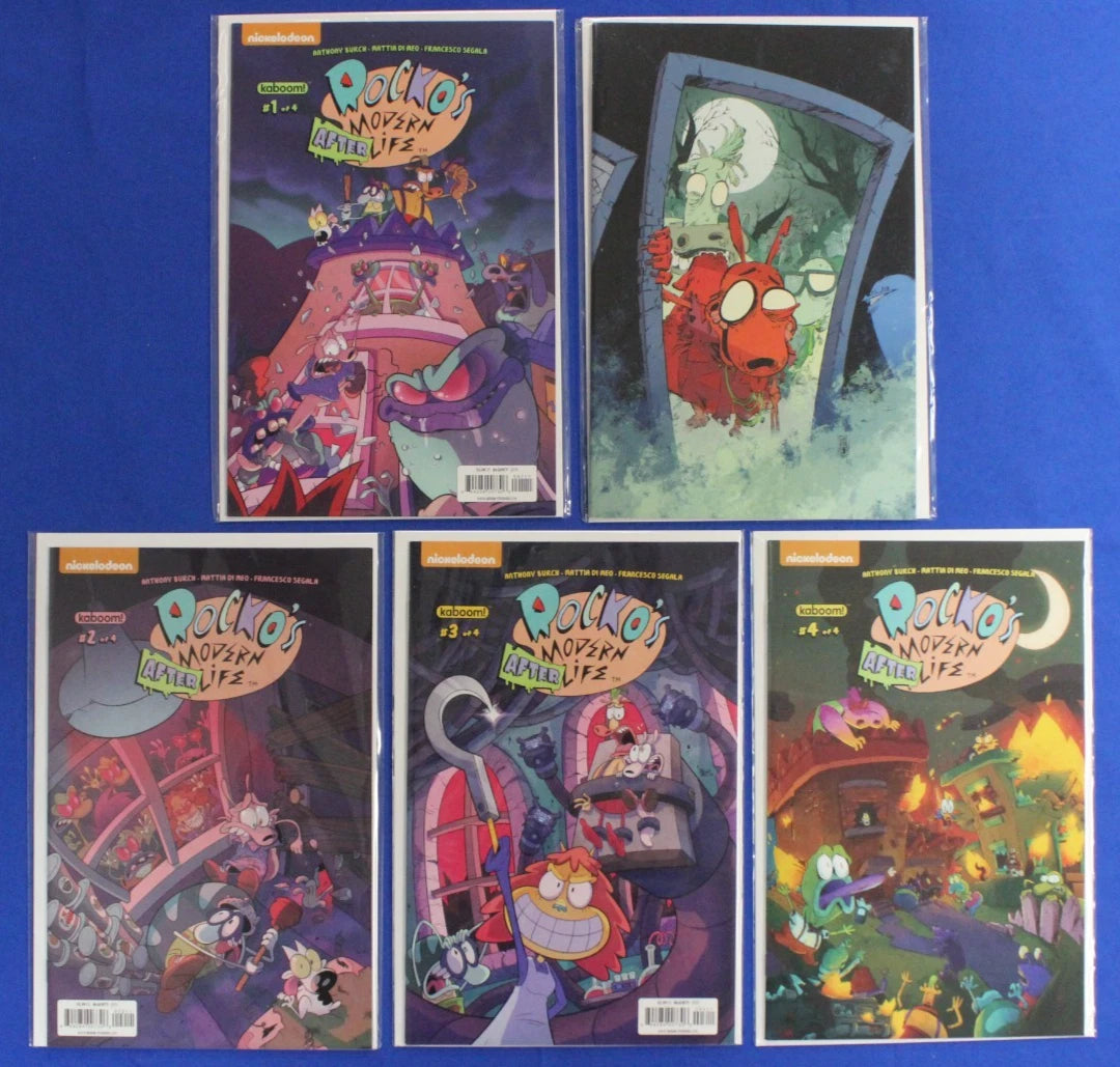 Rocko's Modern Afterlife #1-4 Complete Set + #1 Variant VF-VF/NM