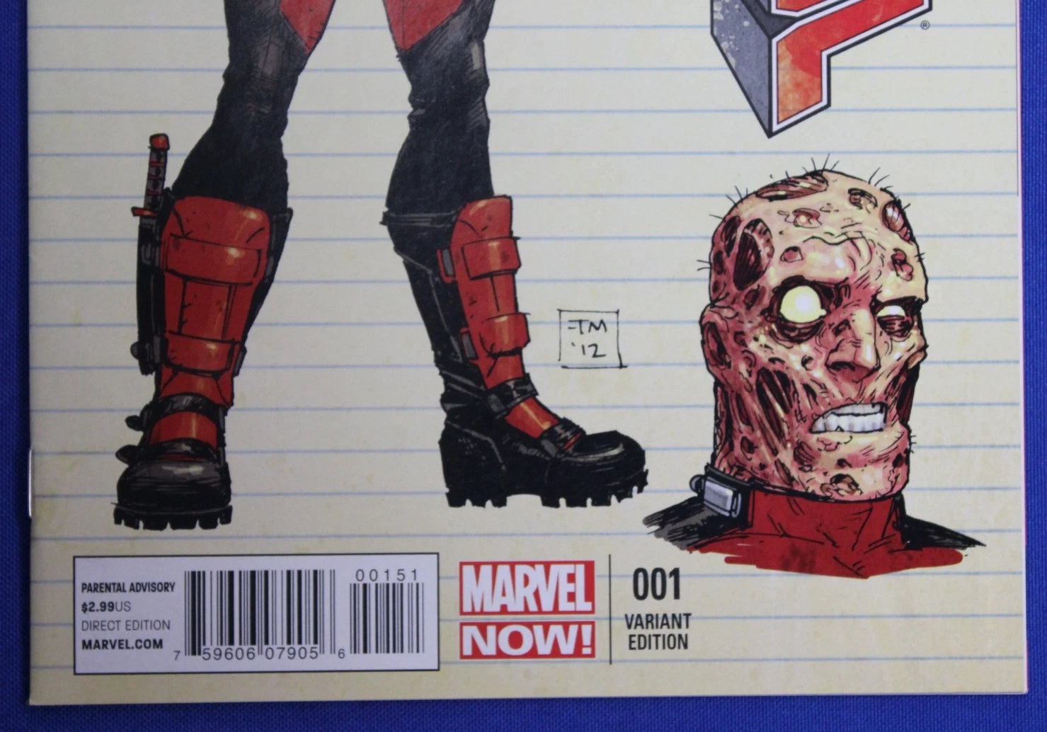 Deadpool #1 1:25 Tony Moore Variant VF/NM