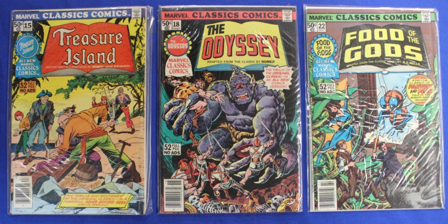 Marvel Classics Comics #1-36 Near Complete Set Lot of 21 FN-VF