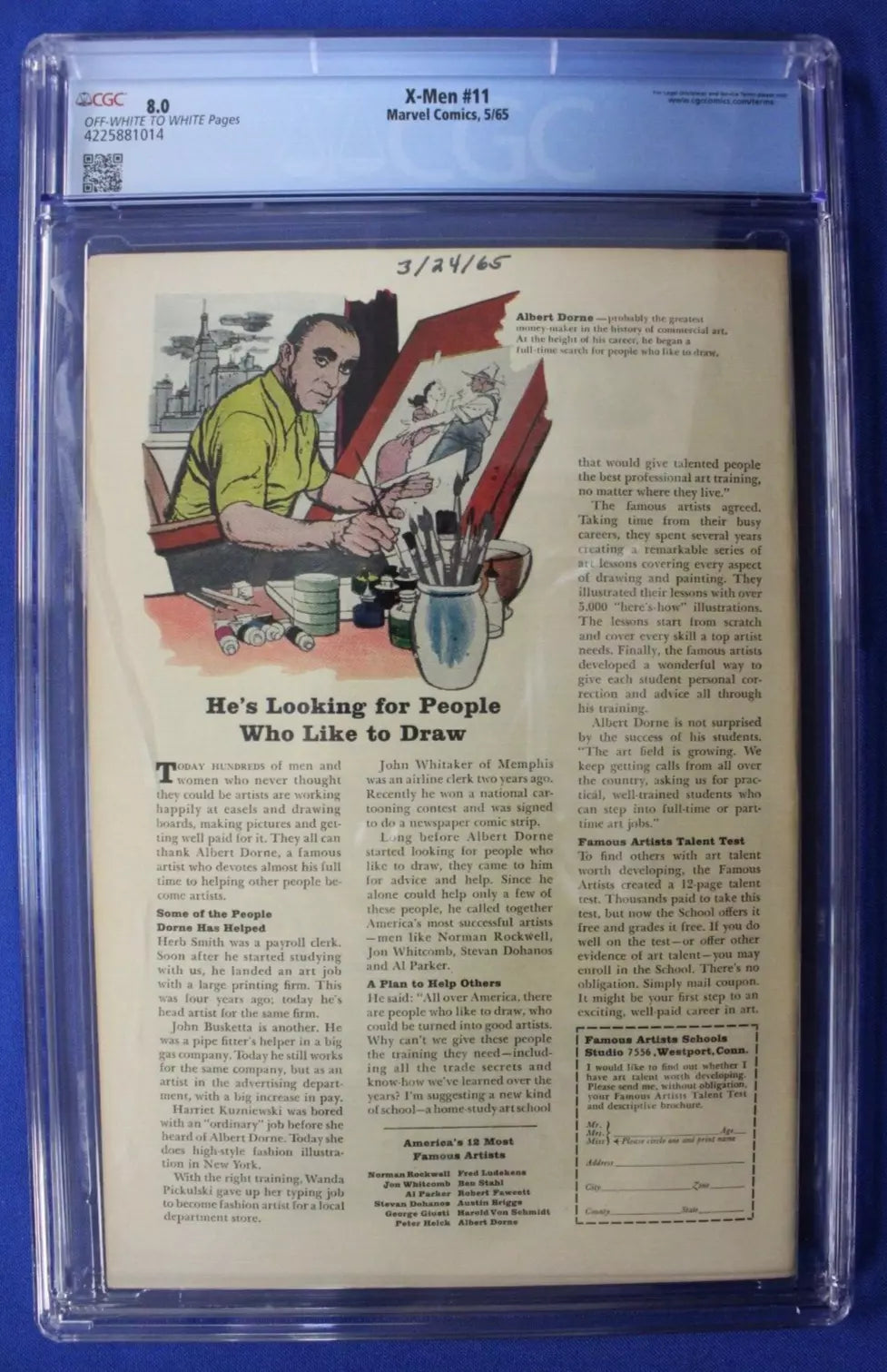 X-Men #11 CGC 8.0