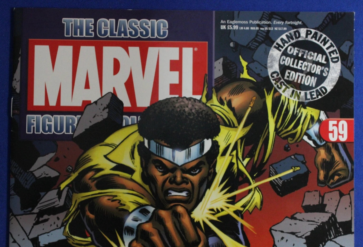 Eaglemoss Classic Marvel Collection Cage Lead Figurine & Magazine #59