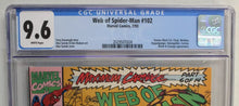 Load image into Gallery viewer, Web of Spider-Man #102 CGC 9.6 NM+
