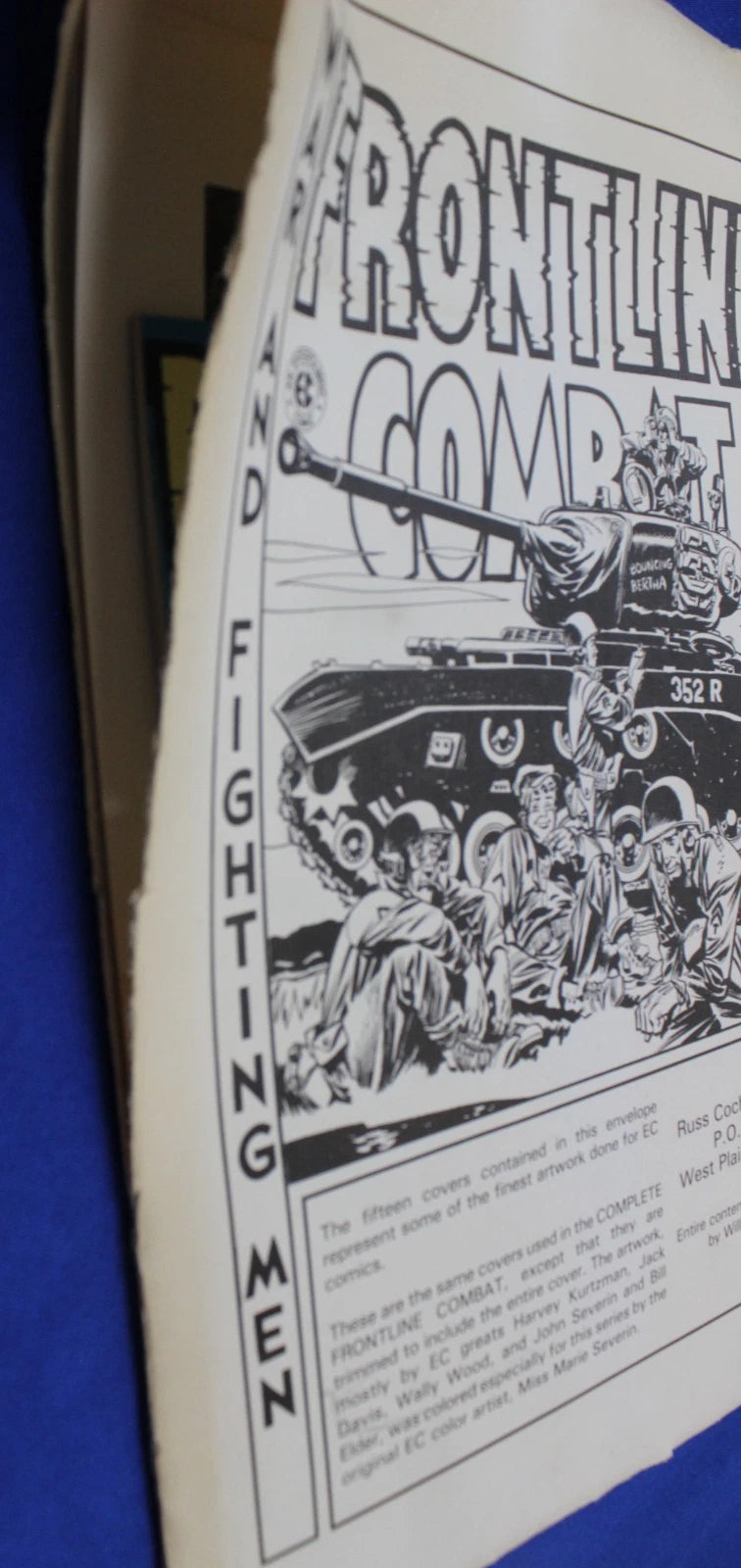 EC Frontline Combat & Two-Fisted Tales Cover Portfolios + Reprint Art Prints