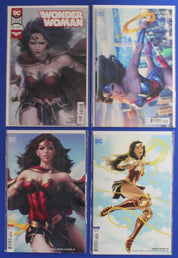 Wonder Woman Lot of 3 Artgerm Covers & 1 Kaare Andrews Variant VF/NM