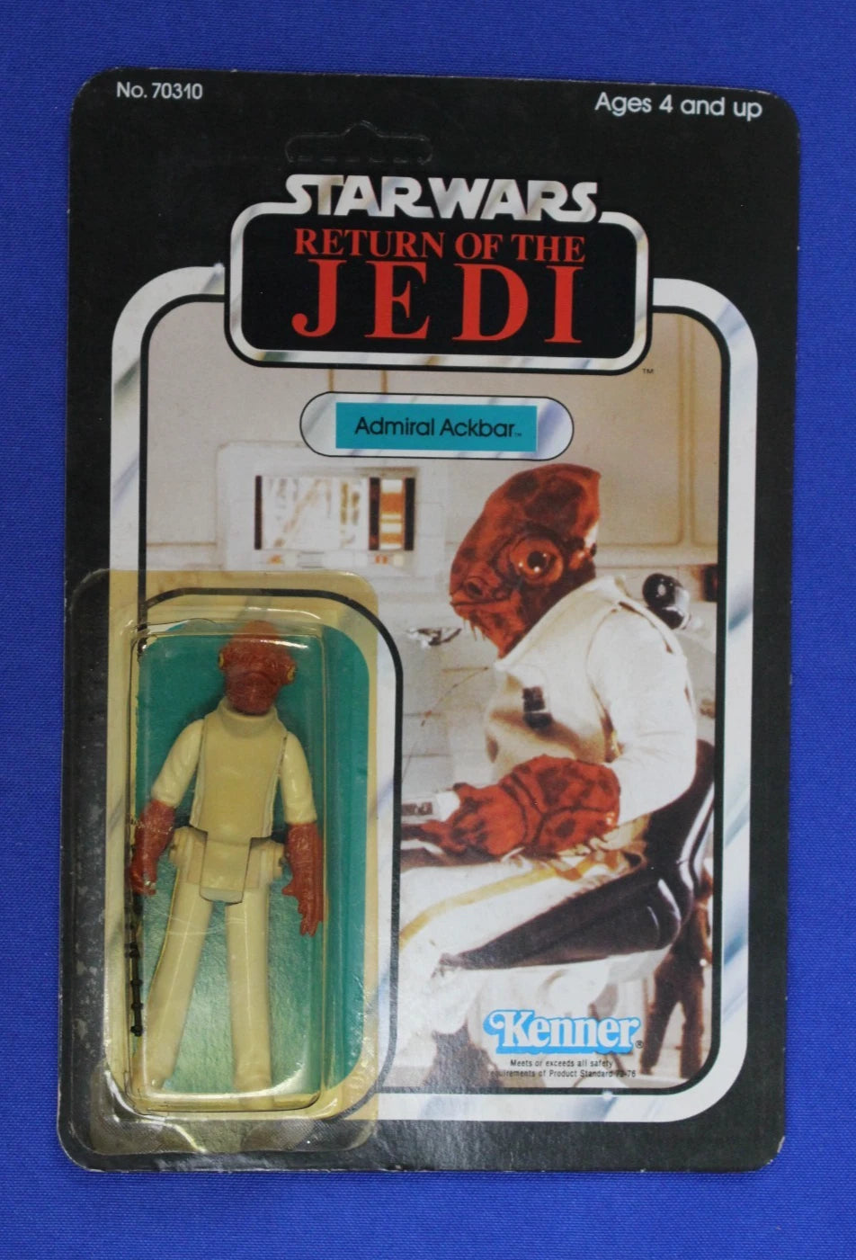 Kenner 1983 Star Wars Return of the Jedi Admiral Akbar Action Figure