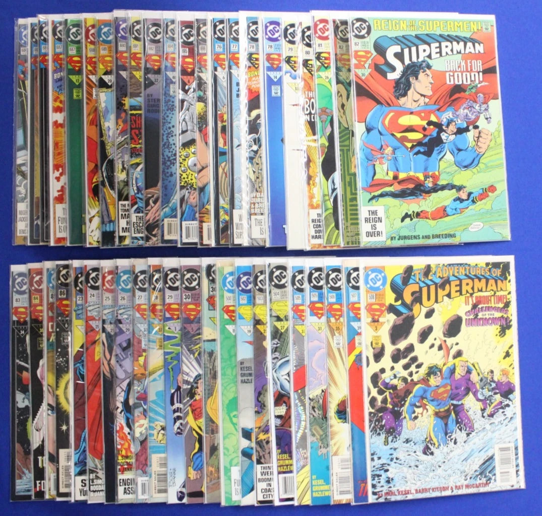 Superman Comics Lot of 44 VF-VF/NM