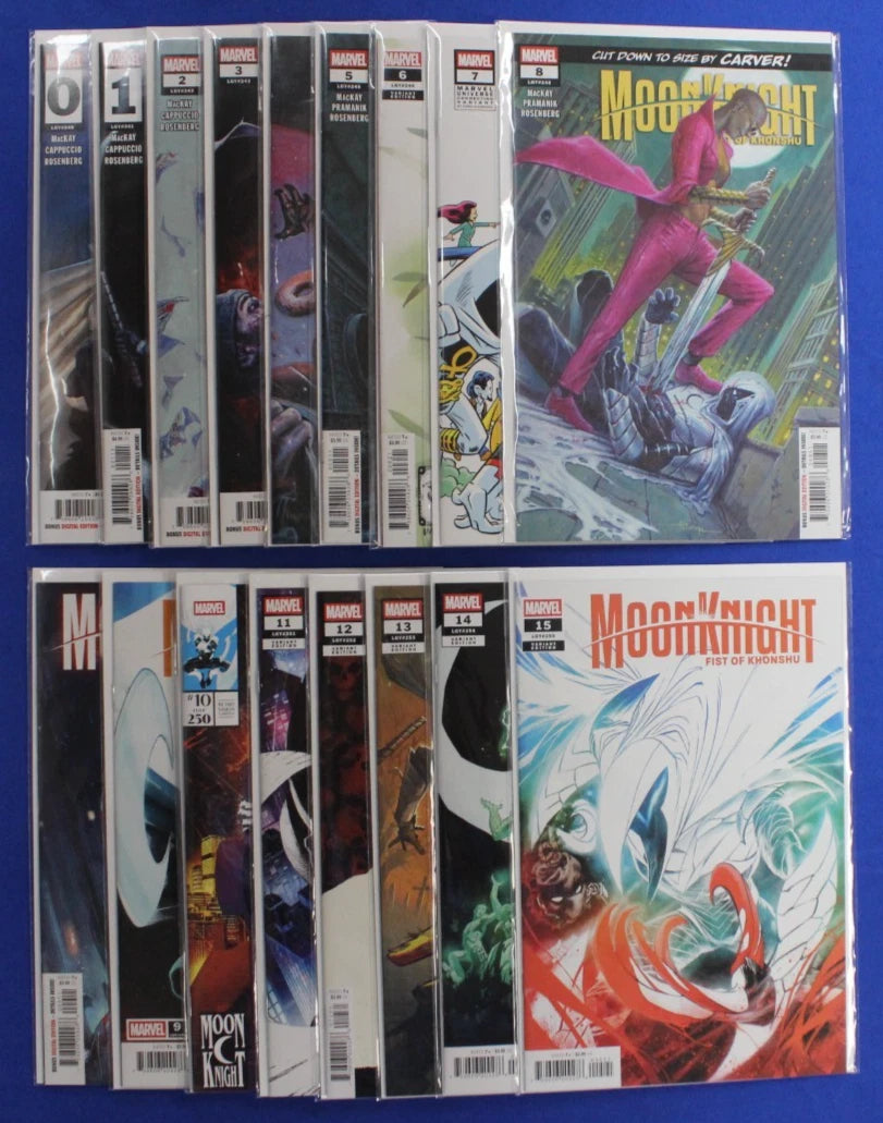 Moon Knight Fist of Khonshu #0-15 Complete Set Lot of 17 VF/NM