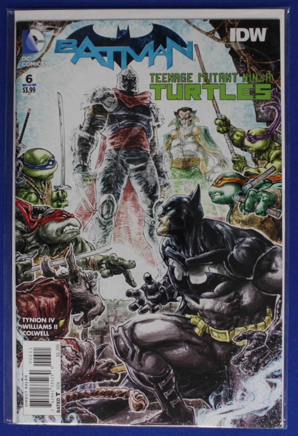Batman Teenage Mutant Ninja Turtles #1-6 Complete Set VF/NM