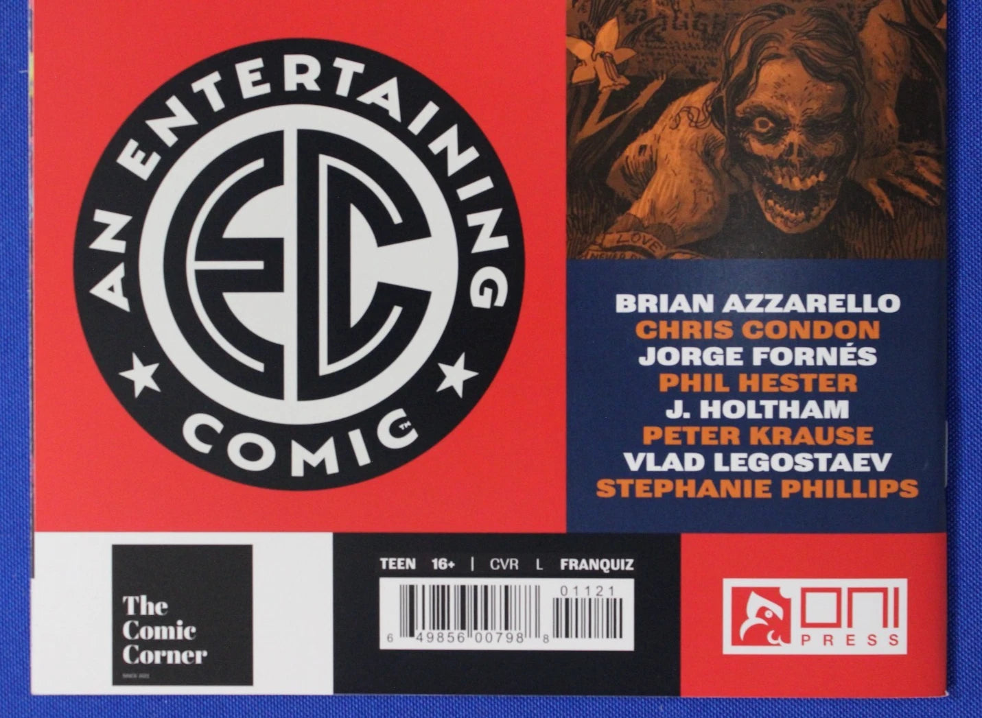 EC Epitaphs From the Abyss #1 Naomi Franquiz & Sketch Variant VF/NM