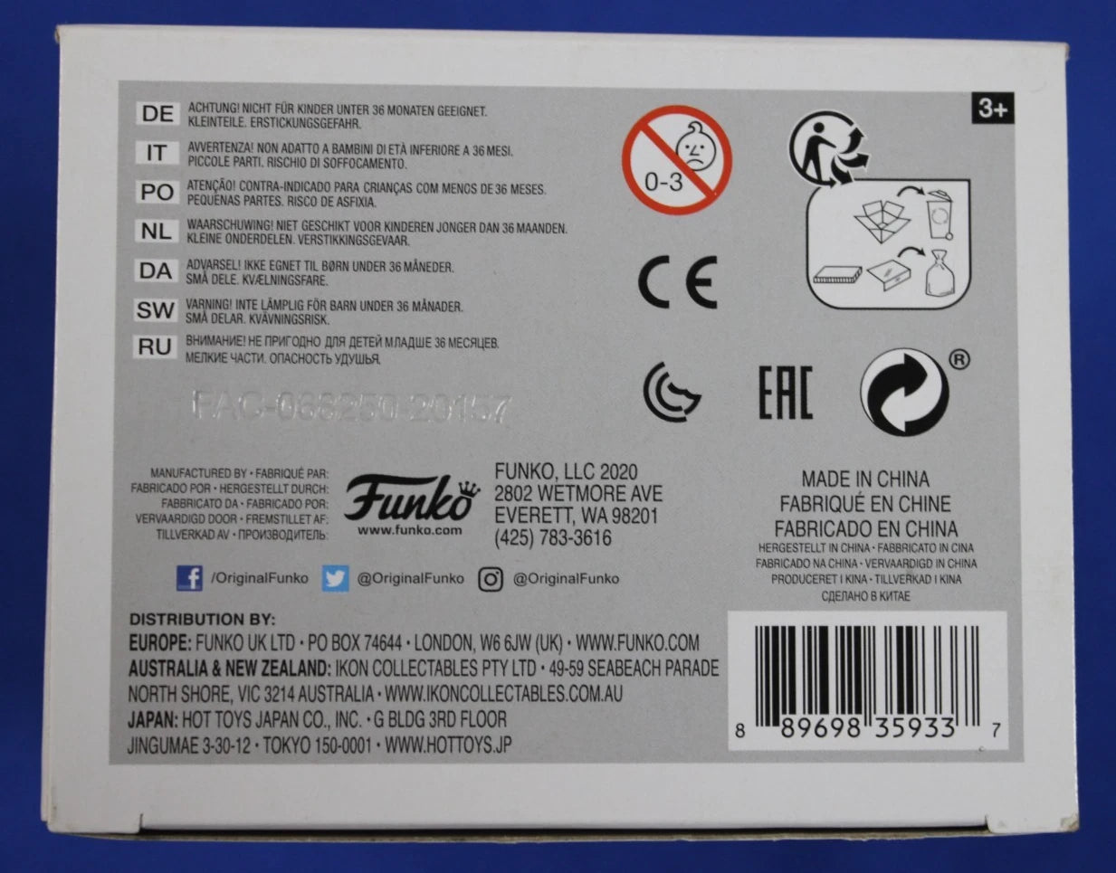 Funko POP! What About Bob? Bob Wiley Figure Lot