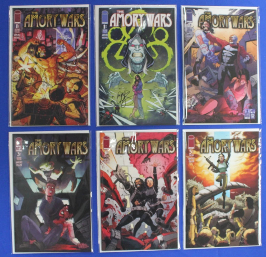 The Amory Wars #1-5 + #1 Cover B Signed by Claudio Sanchez