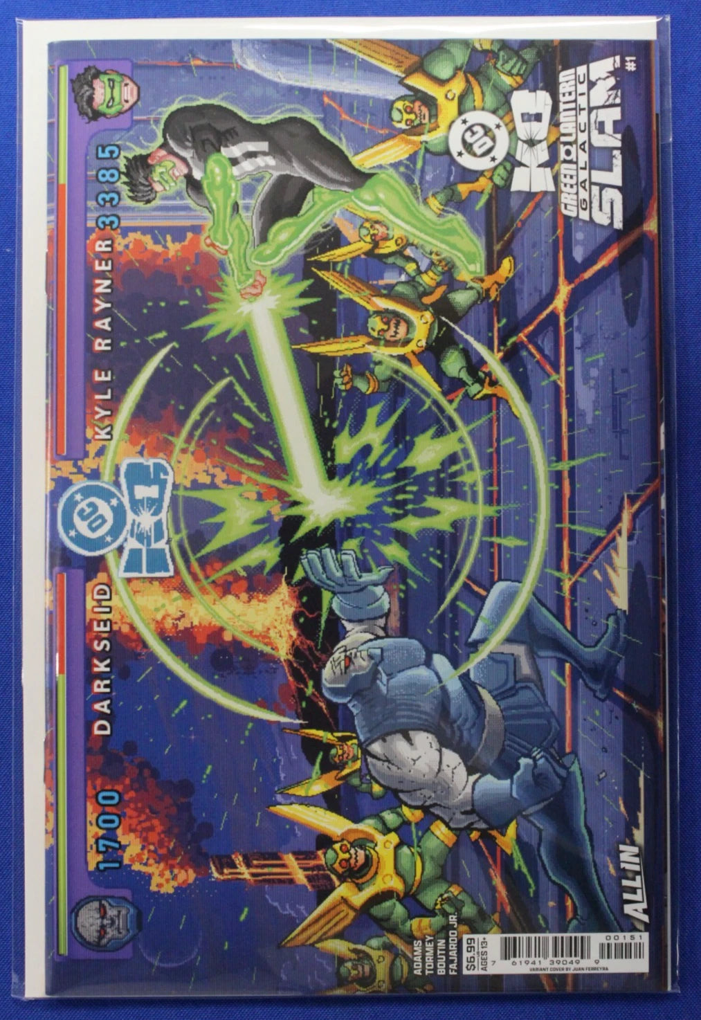 DC KO Green Lantern Galactic Slam Ferreyra Variant & Boss Battle Lot of 2 VF/NM