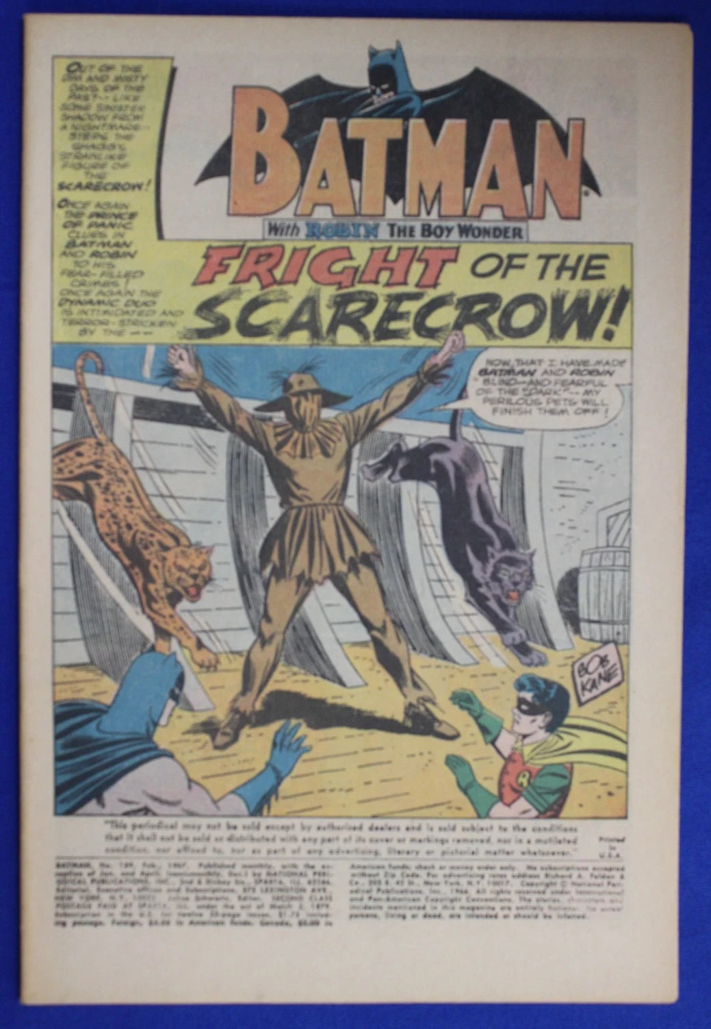 Batman #189 PR Coverless