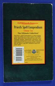 Advanced Dungeons & Dragons Priest's Spell Compendium Volumes 1-3