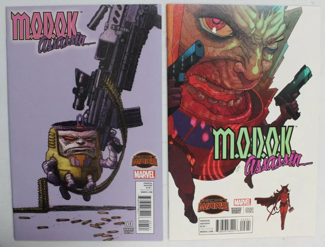 MODOK Assassin #1 & 2 1:25 Variants VF/NM