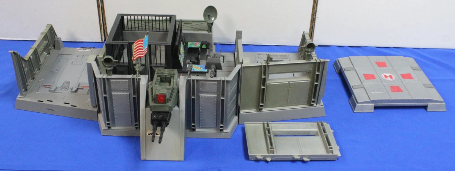 Hasbro 1980s GI Joe Headquarters Command Center Loose Near Complete