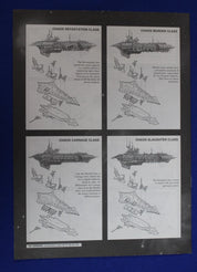 Games Workshop Warhammer 40k Battlefleet Gothic Core Rulebook + Extras