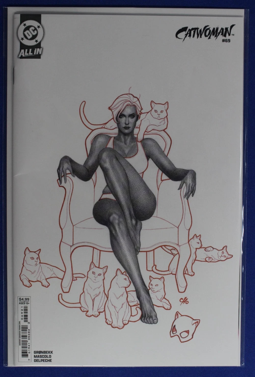 Catwoman #69-71 Frank Cho Variants Set of 3 NM