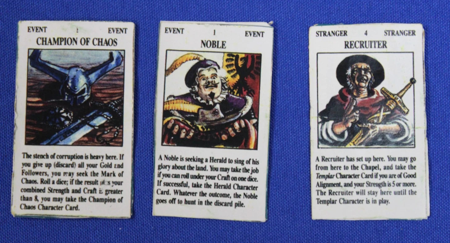 Games Workshop 1989 Talisman White Dwarf Magazine #115 Master Character Complete Pack