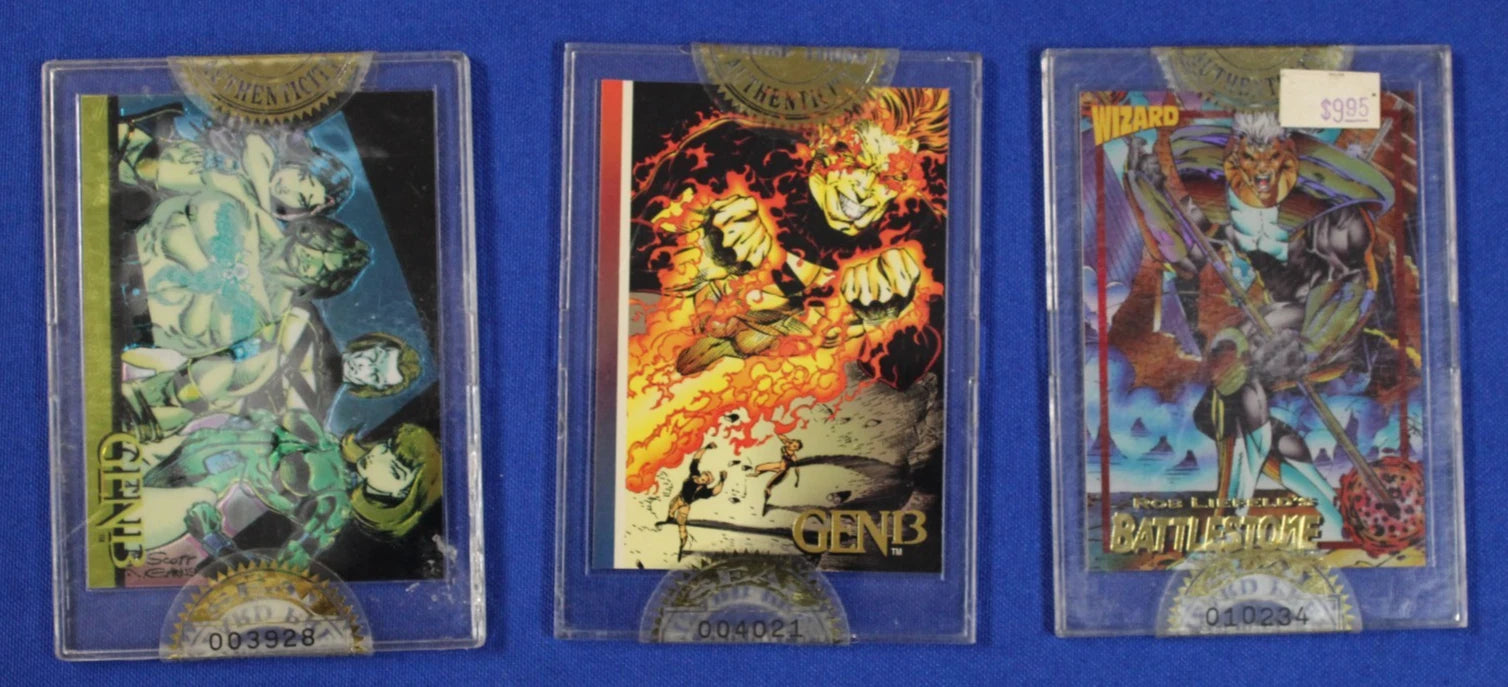 Wizard 23 Foil Comics Trading Cards