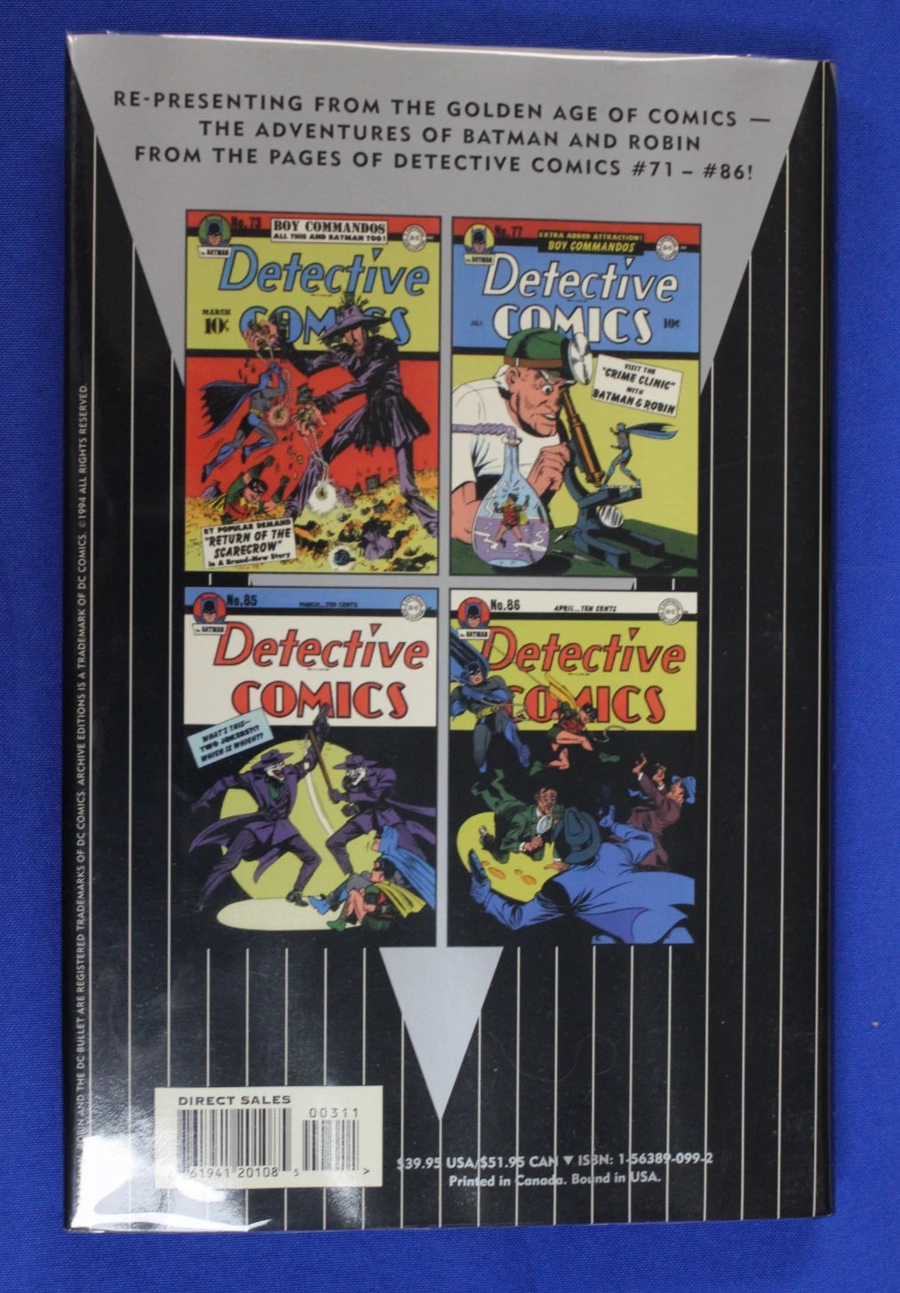 DC Archive Editions Batman Vol 1 & 3 & The Dark Knight Vol 2 Hardcover Lot of 3