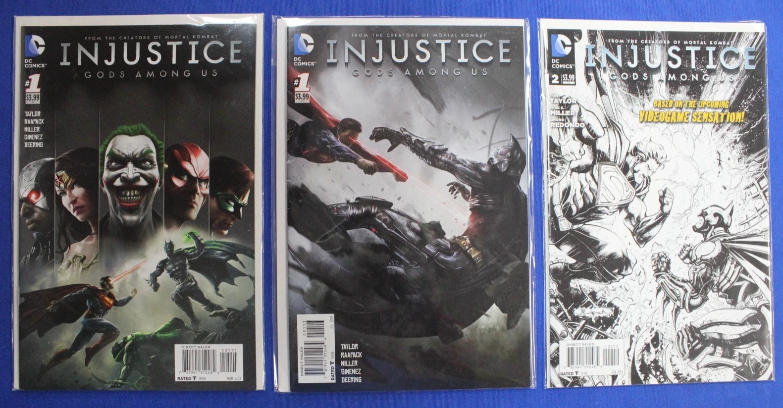 Injustice Gods Among Us Complete Sets Full Run Lot of 137 VF-VF/NM