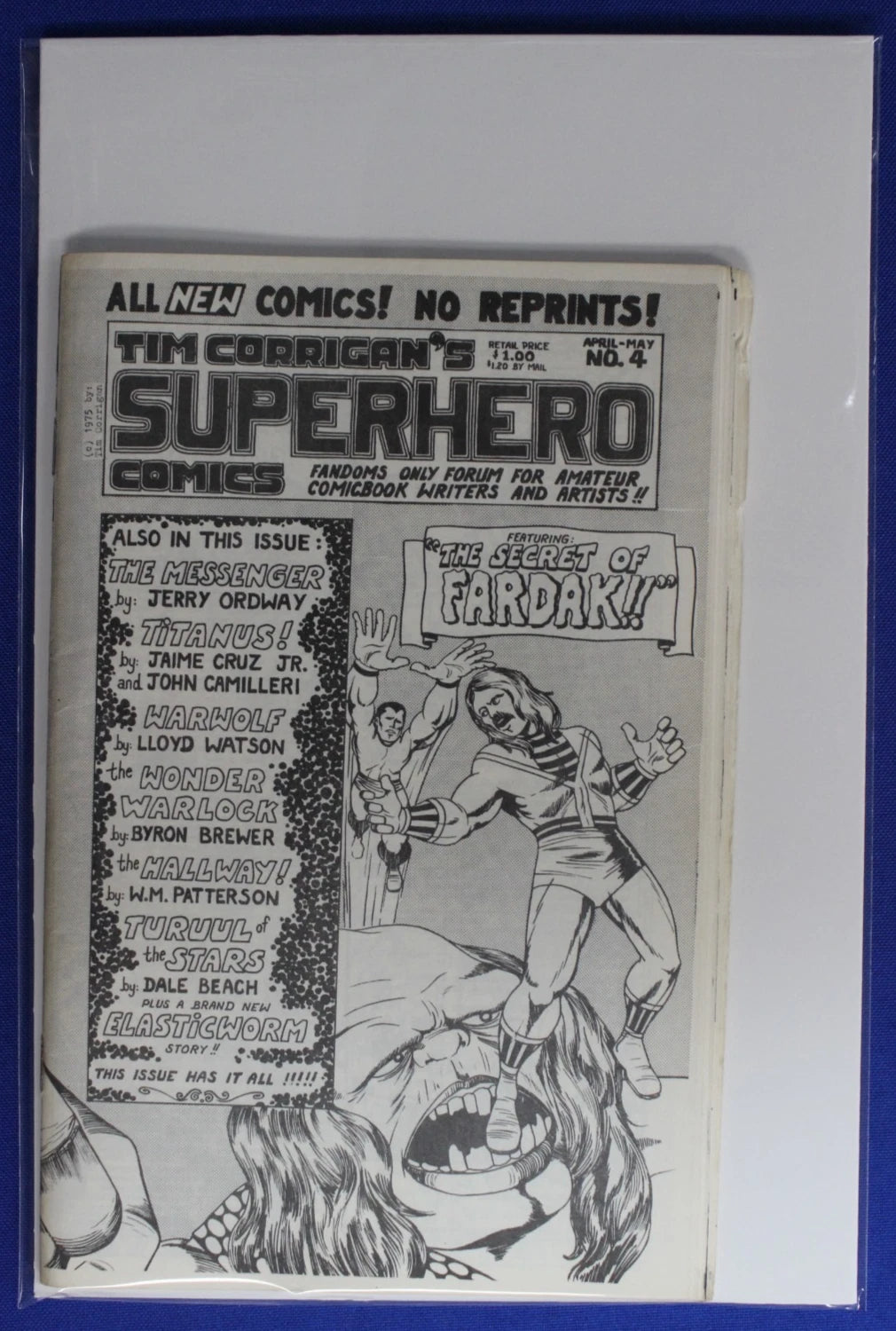 Tim Corrigan's Superhero Comics #1-7 Complete Set FN
