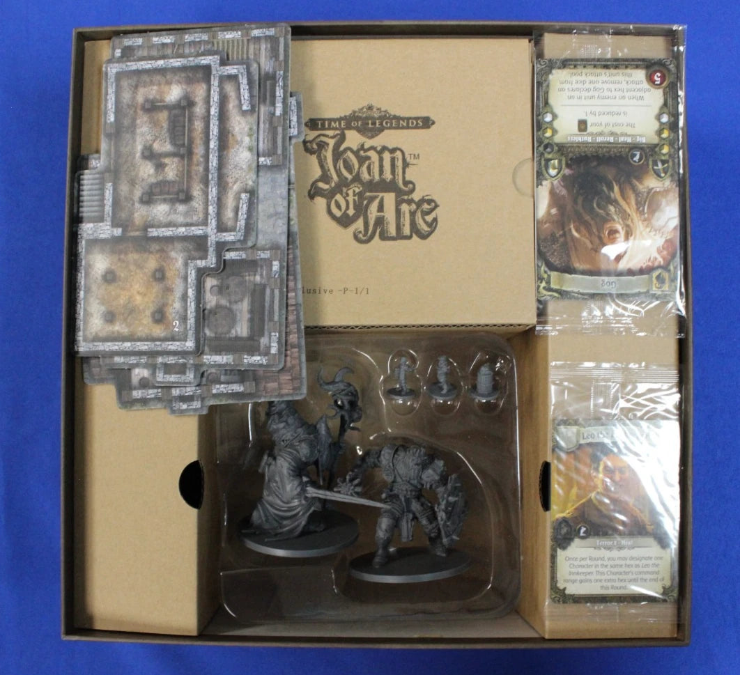 Mythic Time of Legends Joan of Arc Kickstarter Board Game + Expansions Lot