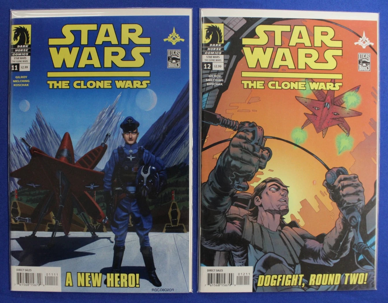 Star Wars The Clone Wars #1-12 Complete Set + 2 FCBD VF/NM