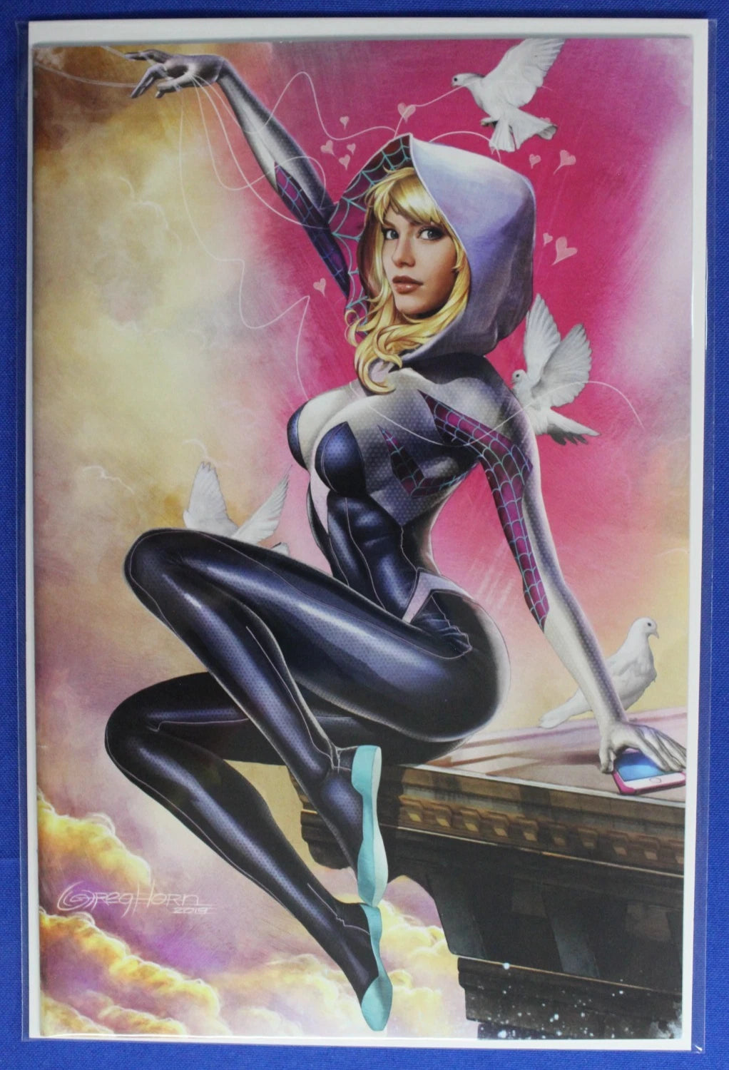 Spider-Verse #1 Greg Horn Spider-Gwen Variant & Virgin Variant VF/NM