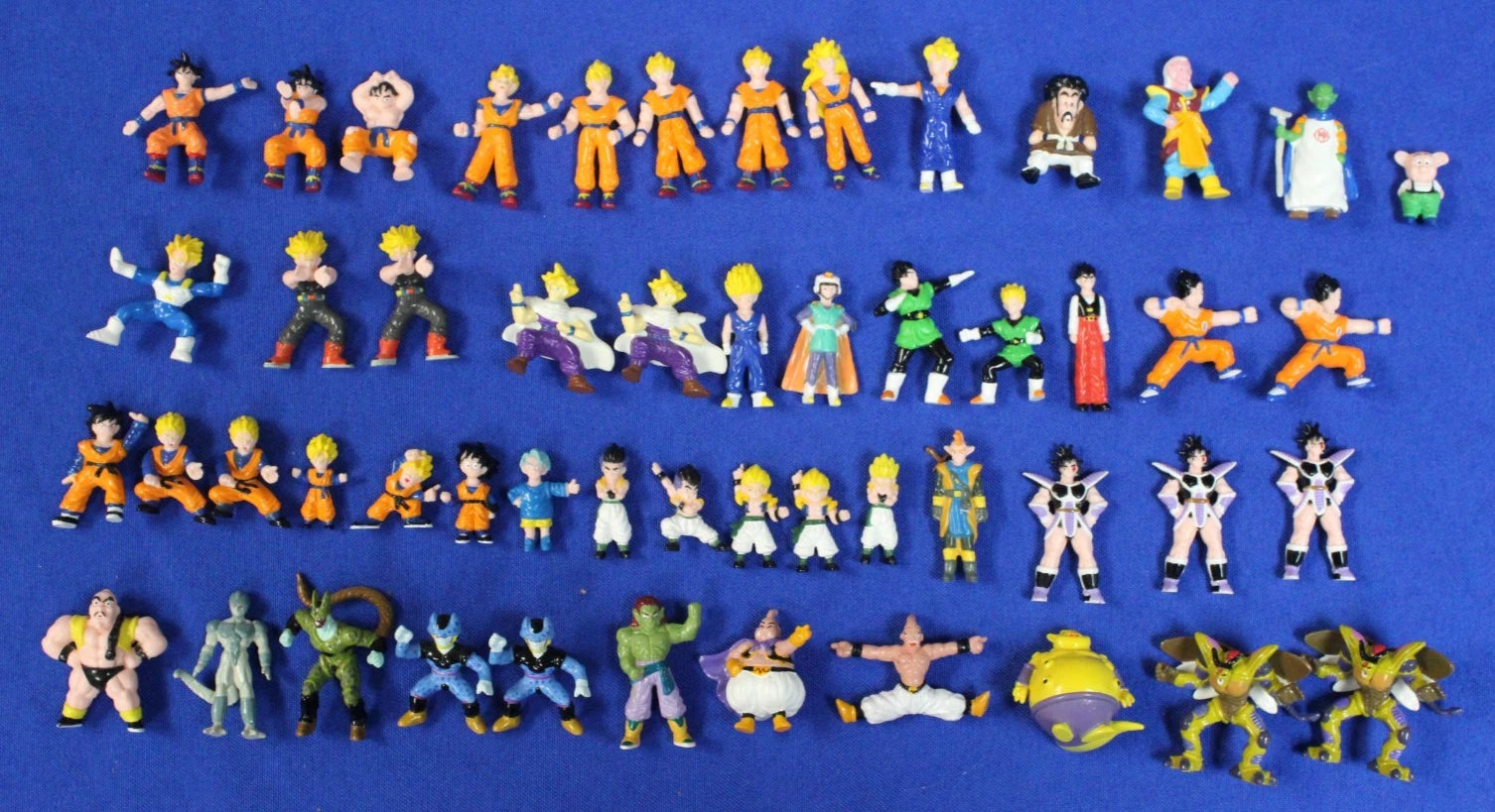 Irwin Toys Dragon Ball Z 80s-90s Loose Miniature Figures Lot of 52