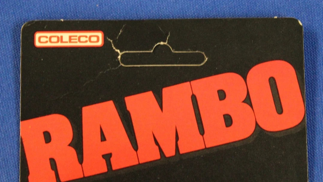 Coleco 1986 Vintage Rambo Toy Weapons Lot Complete in Box