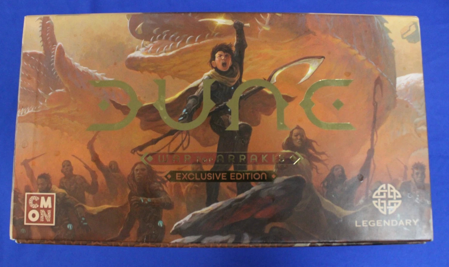 CMON Dune War for Arrakis + 2 Expansions + Playmat Lot of 4 Complete