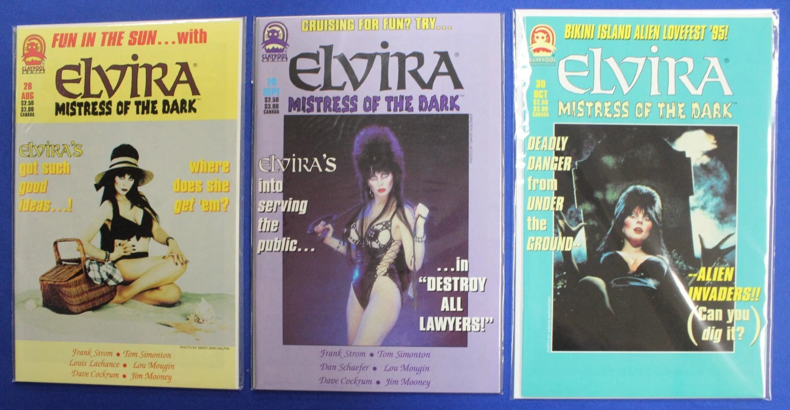 Elvira Mistress of the Dark #1-5, 7-17, 19-24, & 26-33 Lot of 30 VF-VF/NM
