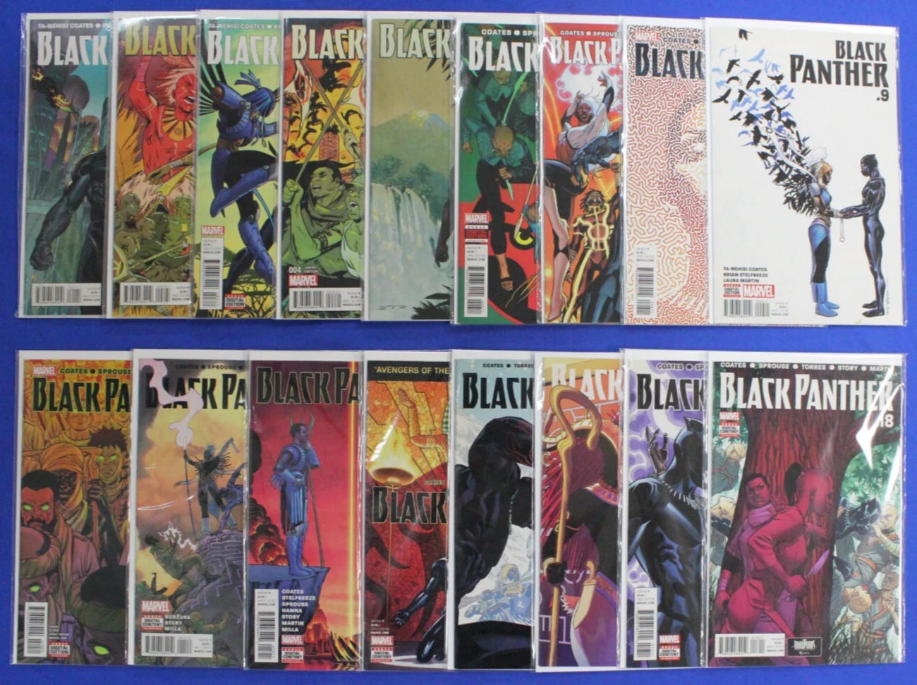 Black Panther #1-18 Near Complete Set (NO 14) w/ Variants VF/NM