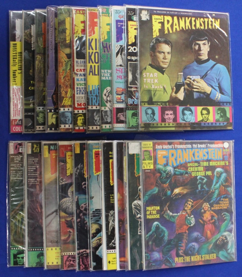 Castle of Frankenstein Magazine Lot of 21 FN