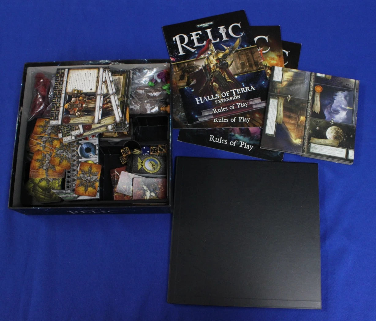 WizKids 2019 Warhammer 40k Relic Board Game + Expansions Opened Near Complete