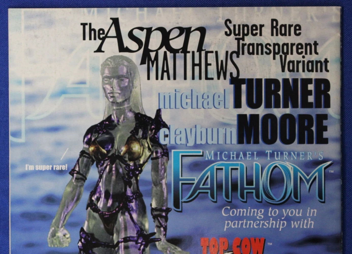 Fathom #4 VF SIGNED by Michael Turner No COA