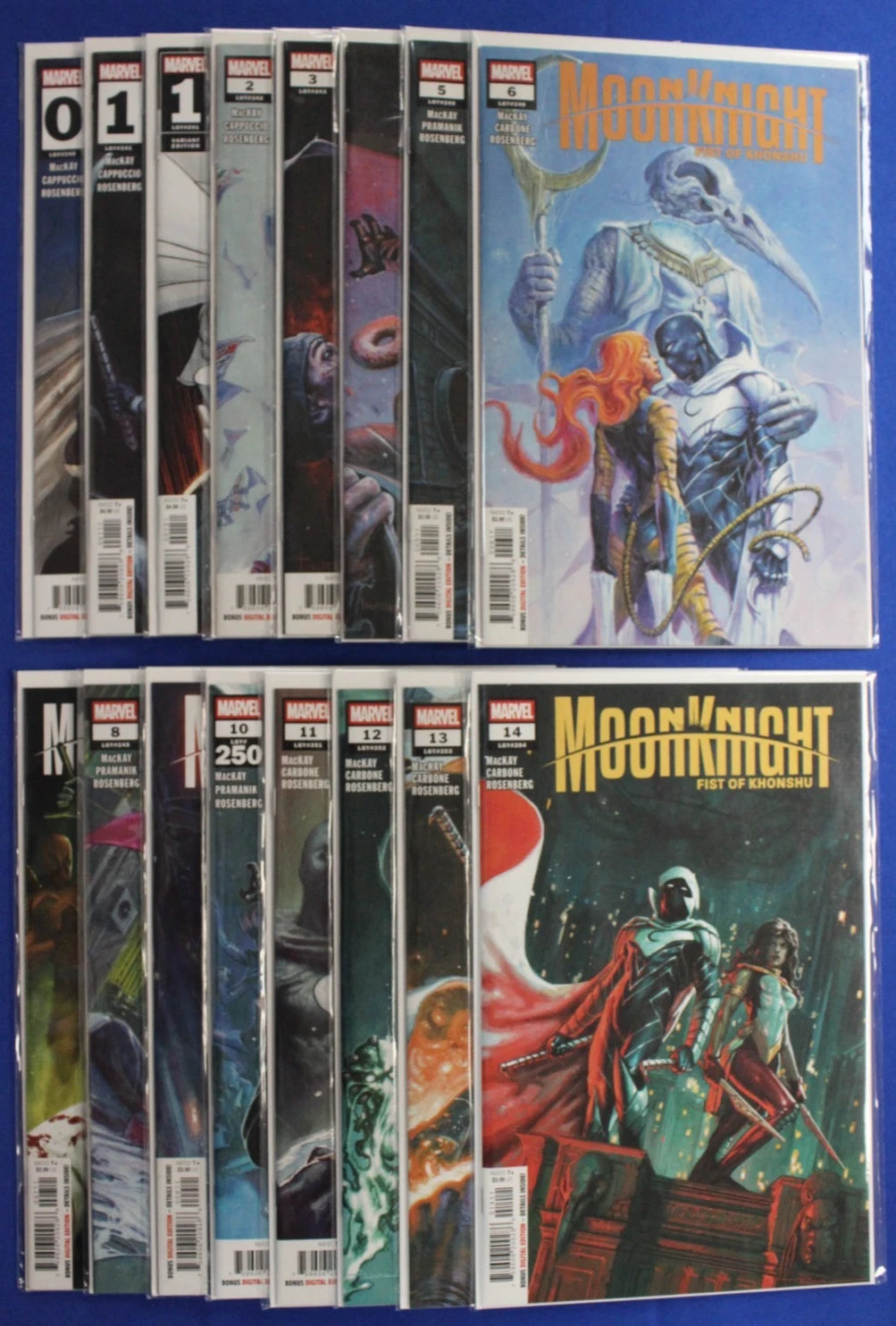 Moon Knight Fist of Khonshu #0-14 + Variant VF/NM