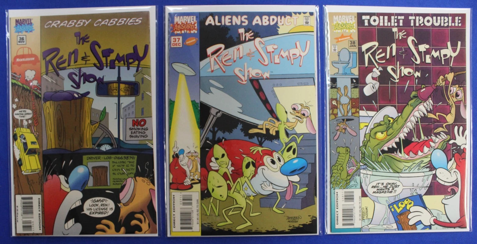 The Ren & Stimpy Show #32-43 + Specials & One-Shots Lot of 16 VF/NM
