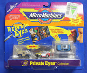 Galoob Micro Machines Private Eyes Collection #s 3 5 6 & 12 Complete in Box