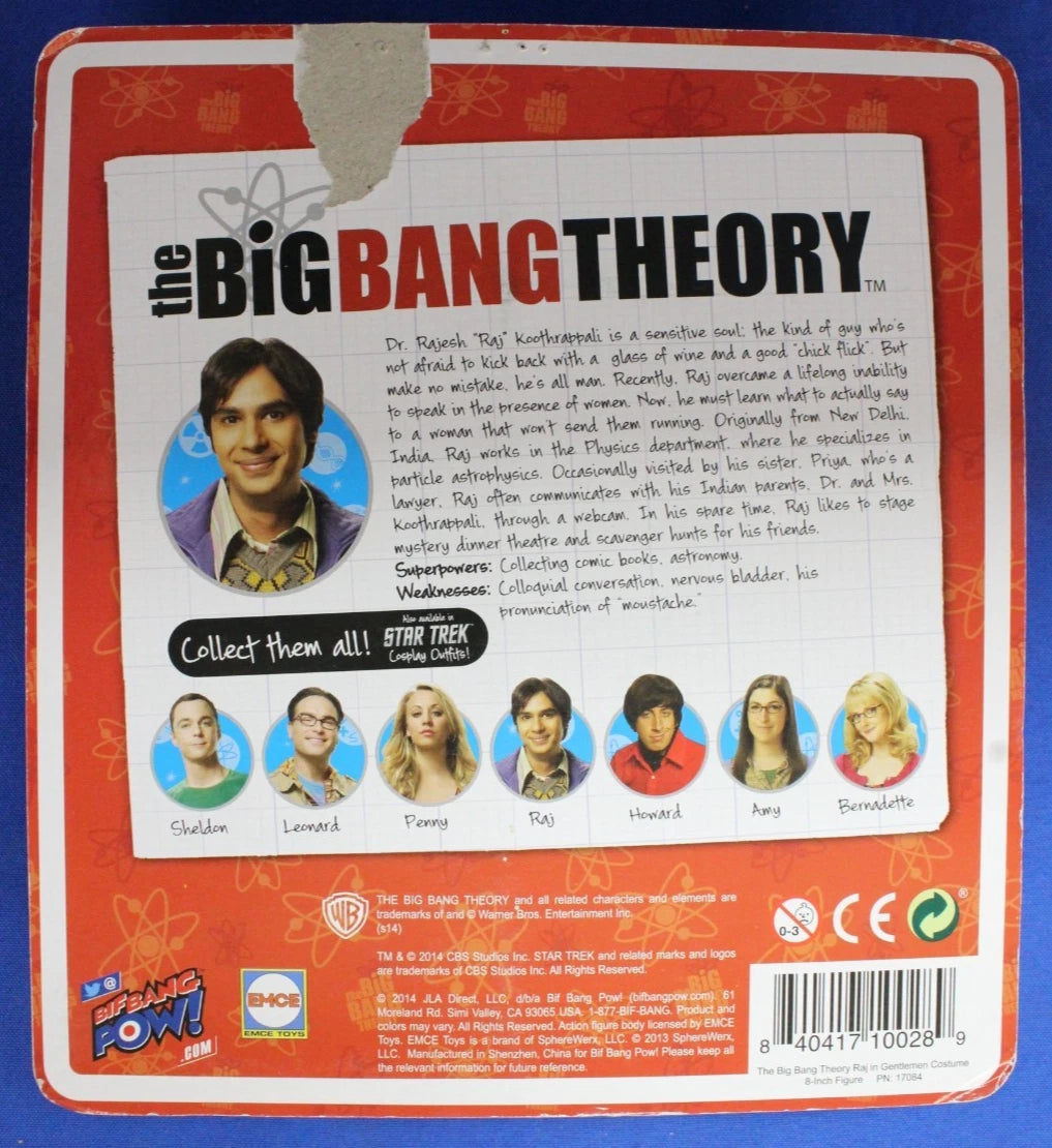 Big Bang Theory Renaissance Faire Cosplay Set of 3 Entertainment Earth Exclusive
