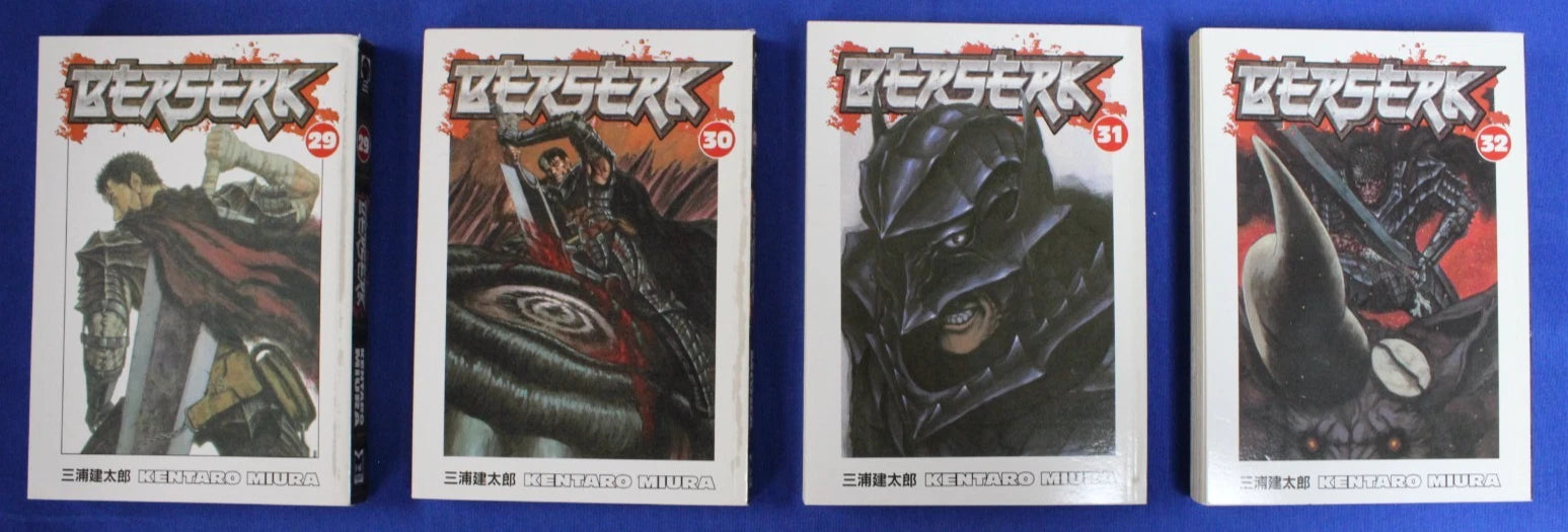 Berserk Vol 1-41 + Flame Dragon Knight English Manga Near Complete Paperback Set