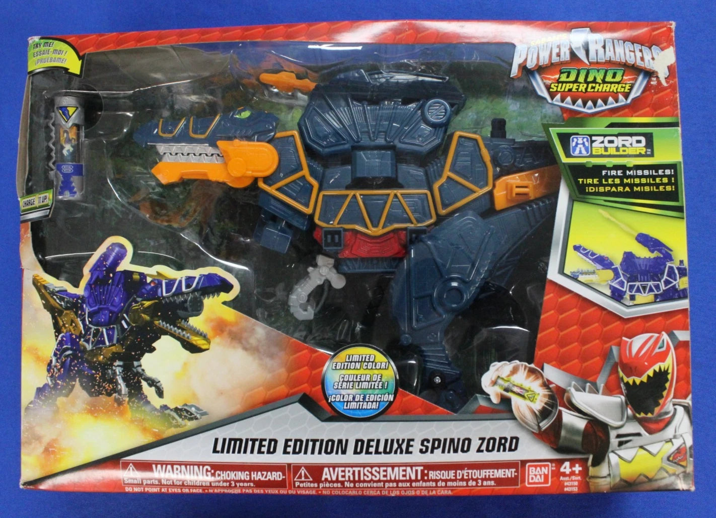 Bandai Power Rangers Dino Supercharge Deluxe Limited Edition Spino Zord