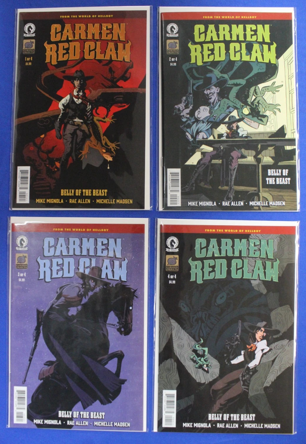 Carmen Red Claw Belly of the Beast #1-4 VF-VF/NM